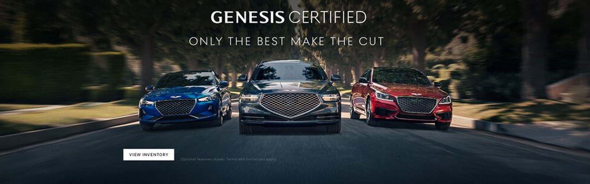 Genesis Certified - Only the Best make the Cut